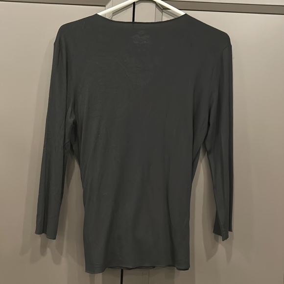 Black 3/4 Sleeve Layered Sweater-Size S-Excellent Condition - Picture 7 of 7